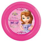 250776 Тарелка пластиковая. Принцесса София 53612