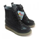 Ботинки Бруно 2 черный крокодил