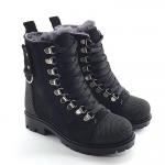 Ботинки Джексон 8 черный нубук