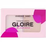 *Vivienne Sabo Палетка хайлайтеров/Highlighter palette/Palette illuminatrice "Gloire d'amour" 01