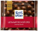 Ritter Sport Темный с цельным лесным орехом, 100 г