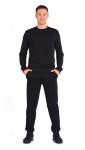 Костюм мужской футер 3-х нитка петля пенье "Дюна" черный