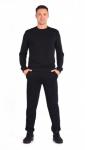 Костюм мужской футер 3-х нитка петля пенье "Дюна" черный