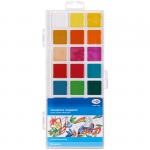 Акварель Классическая, медовая, 24 цвета, без кисти, пластик. упак., европодвес NEW, 1009198