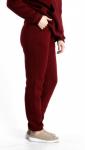 Брюки женские футер начес 3-х нитка пенье "Рокси" бордо