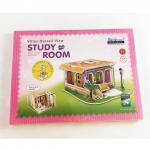 DV183 ROBOTIME Деревянные 3D пазлы КАБИНЕТ 16 деталей (готовый размер 20x21x11 см)  1/20