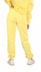 Брюки женские футер начес 3-х нитка пенье "Рокси" кремовый лимон