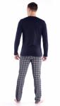 Пижама мужская кулирка "Деним синий"