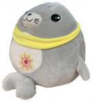 Игрушка с пледом ТЮЛЕНЬ - серый р-р 130х160