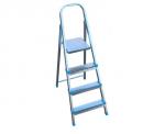 Стремянка ЯРУС 4 ступени сталь оцин., h=132,5 см, профиль 40*20 мм, раб. нагруз. до 120 кг, арт.122204 PERILLA