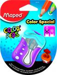 COLOR PEP'S Точилка 2 отверстия, с контейнером, для цветных карандашей и округлой заточки, блистер
