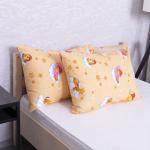 Наволочка Бязь детская 4098/1 Облачко цвет желтый в упаковке 2 шт 50/70 см