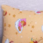 Наволочка Бязь детская 4098/1 Облачко цвет желтый в упаковке 2 шт 50/70 см