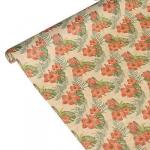 Бумага упаковочная 70х100 см, крафт, 10 дизайнов