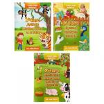 УИД Книга развивающая с наклейками Учим мир вокруг,  бумага,  36стр.,  21х28 см,  3 дизайна