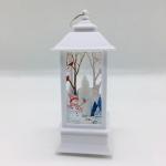 Декоративный LED светильник "Фонарь" Дед мороз и олени 14 см (12 шт в уп)