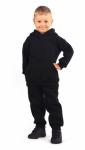 Костюм детский футер начес 3-х нитка пенье "Бейби Стайл" черный