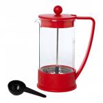 Кофейник с прессом Brazil 0.35л красный