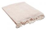 Полотенце махровое Бавария 500 гр./м2 Узбекистан ТД,  персик,  100*150,  банное большое