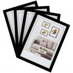Набор рамок МДФ 21*30 см, OfficeSpace, 4шт., черный, РМДФ_34406