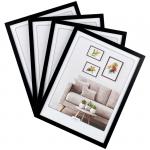 Набор рамок МДФ 30*40 см, OfficeSpace, 4шт., черный, РМДФ_34409
