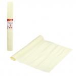 Бумага гофрированная (креповая) ДЛЯ ФЛОРИСТИКИ 110г/м, молочная, 50х250см, ОСТРОВ СОКРОВИЩ, 112542