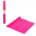 Бумага гофрированная (креповая) ДЛЯ ФЛОРИСТИКИ 110г/м, фуксия, 50х250см, ОСТРОВ СОКРОВИЩ, 112544