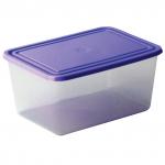 Контейнер 4л С КРЫШКОЙ, герметичный, универсальный, хранение и СВЧ (в12,5*ш19*г25 см) IDEA, М 1455