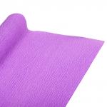 Бумага гофрированная (креповая) ДЛЯ ФЛОРИСТИКИ 110г/м, лиловая, 50х250см, ОСТРОВ СОКРОВИЩ, 112546