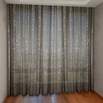 Занавеска 3-05, 270х400, серебро(имитация льна)