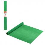 Бумага гофрированная (креповая) ДЛЯ ФЛОРИСТИКИ 110г/м, зеленая, 50х250см, ОСТРОВ СОКРОВИЩ, 112550