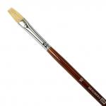 Кисти художественные BRAUBERG ART, набор 4 шт (щетина круглая №4,6, плоская №10, веерная №4), 200945