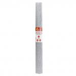 Бумага гофрированная (креповая) МЕТАЛЛИК 110г/м, СЕРЕБРЯНАЯ, 50х250см, ОСТРОВ СОКРОВИЩ, 112552