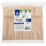 Вилка одноразовая деревянная 160мм, КОМПЛЕКТ 100шт, БЕЛЫЙ АИСТ, 607574