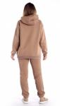 Брюки женские футер начес 3-х нитка пенье "Рокси" кофе