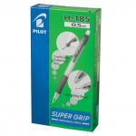 Карандаш механический 0,5 мм, PILOT H-185 Super Grip, ластик, резиновый грип, корпус черный,H-185-SL