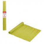 Бумага гофрированная (креповая) ДЛЯ ФЛОРИСТИКИ 110г/м, желто-зел., 50х250см, ОСТРОВ СОКРОВИЩ, 112538