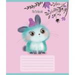 Тетрадь 12л. ПЗБМ клетка, фольга, Шмяк! (5 видов), 017996