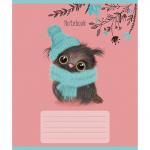 Тетрадь 12л. ПЗБМ клетка, фольга, Шмяк! (5 видов), 017996