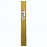 Бумага гофрированная (ИТАЛИЯ) 140 г/м2, желтое золото (911), 50х250 см, BRAUBERG FIORE, 112600