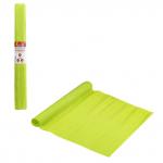 Бумага гофрированная (креповая) ДЛЯ ФЛОРИСТИКИ 110г/м, св.зеленая, 50х250см, ОСТРОВ СОКРОВИЩ, 112539