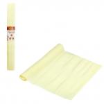Бумага гофрированная (креповая) ДЛЯ ФЛОРИСТИКИ 110г/м, лимонная, 50х250см, ОСТРОВ СОКРОВИЩ, 112541
