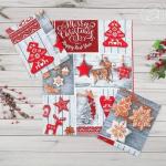 Комплект полотенец Чудеса 50*60 см - 3 шт. вафля хлопок 100%