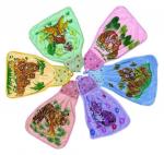 Детское полотенце из микрофибры Полосатики 28*40 см,