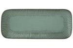 Блюдо прямоугольное Gallery, зелёное, 36х16 см