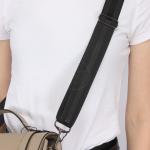 Плечевой ремень (стропа)  ADEL-250/регулируемый/ЧЕРНАЯ фур-а,  макс длина 120см,  монохром черный  242204