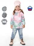 4л3222 Ветровка для девочки «Monstera»