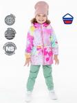 4л3222 Ветровка для девочки «Monstera»