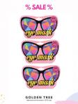 БЛП Маска для глаз тканевая BLING POP COLLAGEN HEALING EYE MASK 10мл