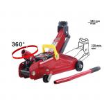 Домкрат подкатной AVS FJ-2000AL (поворотная ручка 360 градусов), 2т, 135-340мм. в кейсе